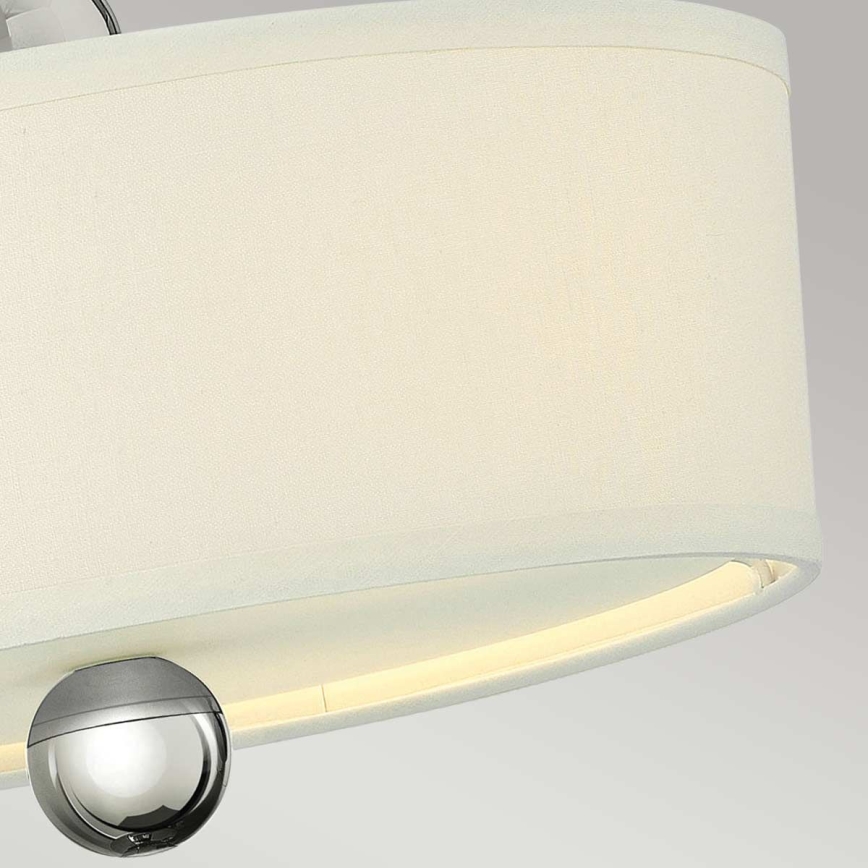 Hinkley - Lustre de sobrepor ZELDA 3xE27/60W/230V cromado brilhante