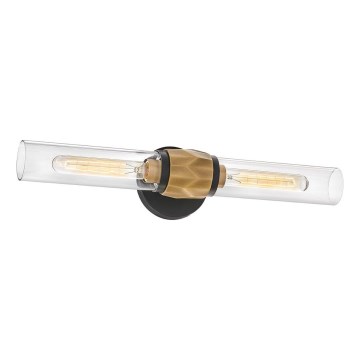 Hinkley - Iluminação de parede de casa de banho ELLISON 2xE27/40W/230V IP44 dourado