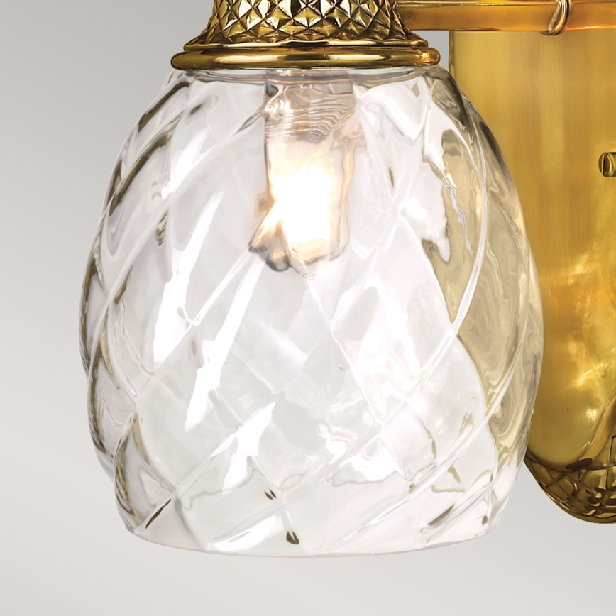 Hinkley - Iluminação de parede de casa de banho LED PLANTATION 1xG9/3W/230V IP44 dourado
