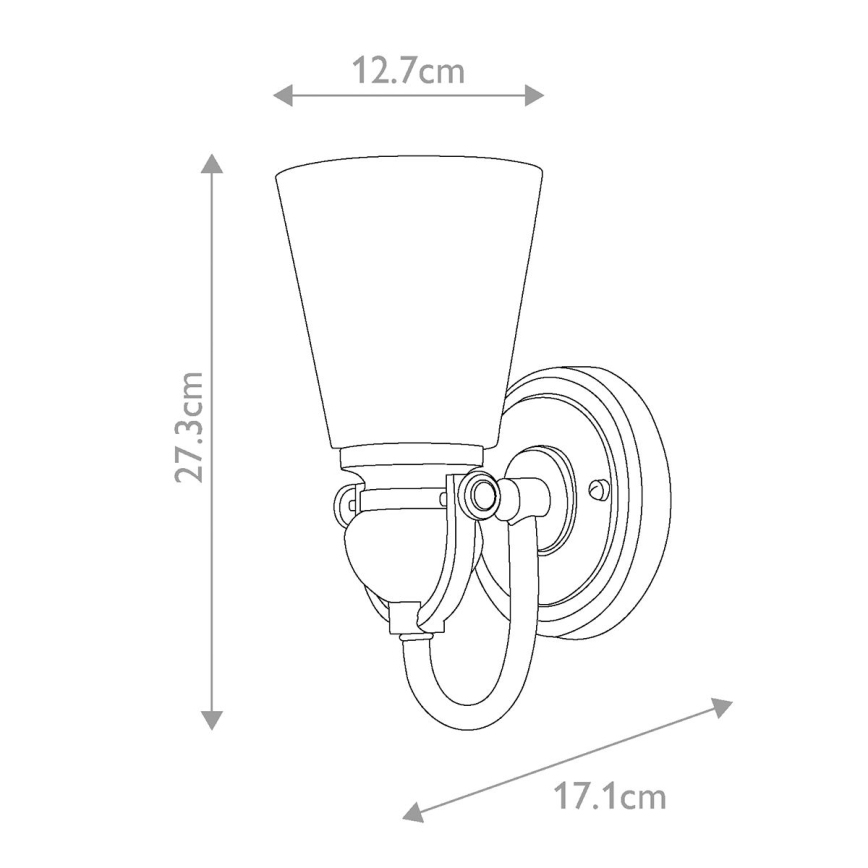 Hinkley - Iluminação de parede MAYFLOWER 1xE27/100W/230V bronze