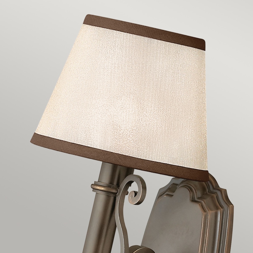 Hinkley - Iluminação de parede PLYMOUTH 1xE14/60W/230V bronze
