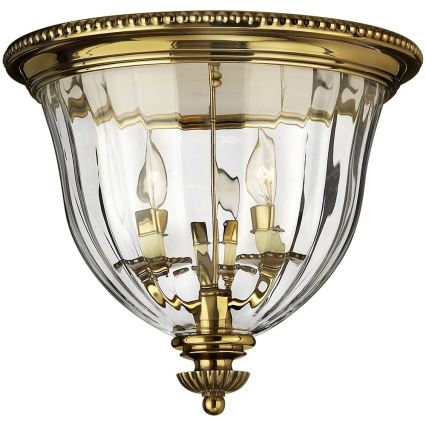 Hinkley - Iluminação de teto CAMBRIDGE 3xE14/60W/230V dourada