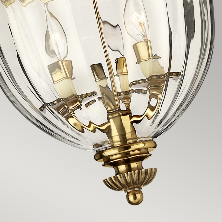Hinkley - Iluminação de teto CAMBRIDGE 3xE14/60W/230V dourada