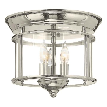 Hinkley - Iluminação de teto GENTRY 3xE14/40W/230V cromado brilhante