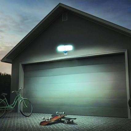 Holofote exterior LED com sensor LED/24W/230V 3000/4000/6000K IP54 antracite