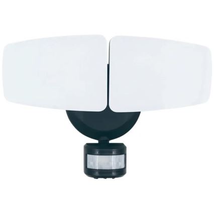 Holofote exterior LED com sensor LED/24W/230V 3000/4000/6000K IP54 antracite