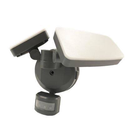 Holofote exterior LED com sensor LED/24W/230V 3000/4000/6000K IP54 antracite