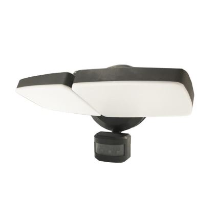 Holofote exterior LED com sensor LED/24W/230V 3000/4000/6000K IP54 antracite