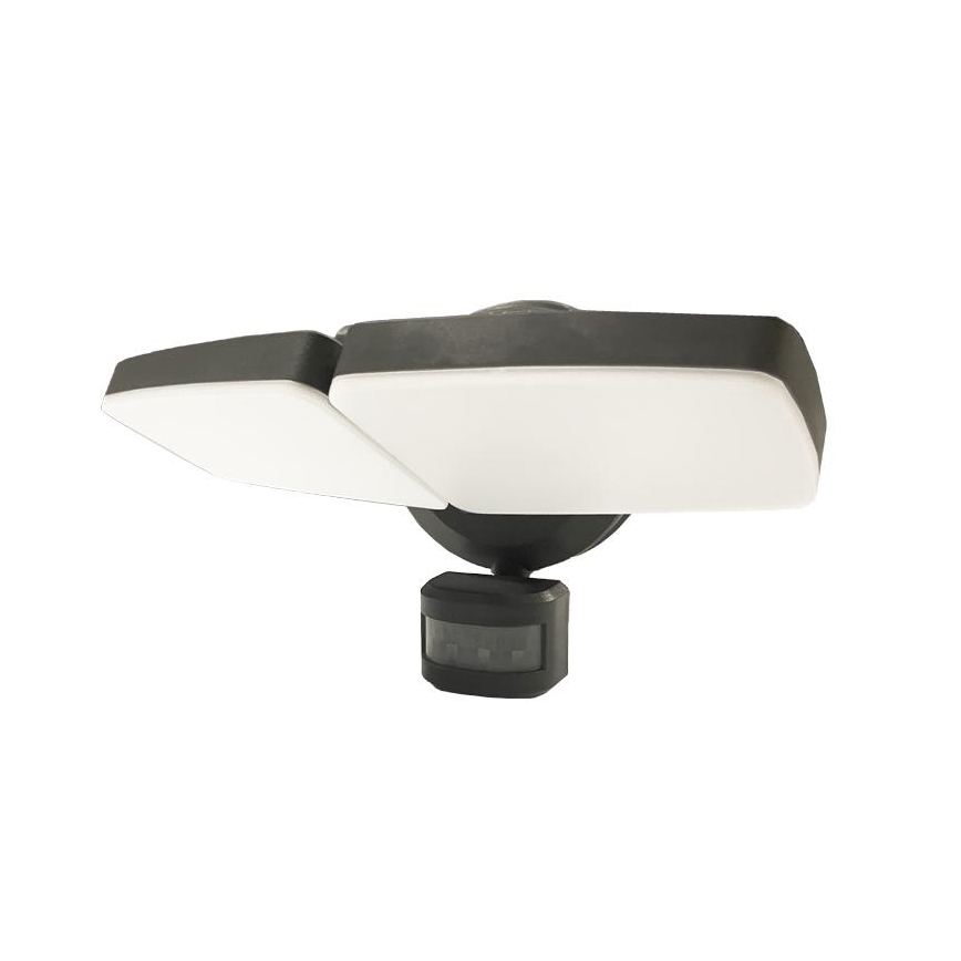 Holofote exterior LED com sensor LED/24W/230V 3000/4000/6000K IP54 antracite