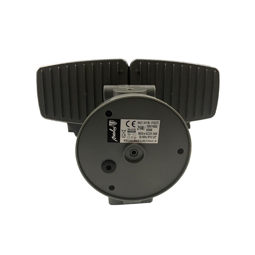 Holofote exterior LED com sensor LED/24W/230V 3000/4000/6000K IP54 antracite