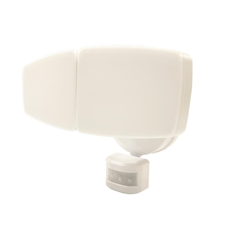 Holofote exterior LED com sensor LED/24W/230V 3000/4000/6000K IP54 branco