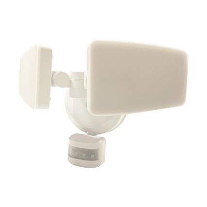 Holofote exterior LED com sensor LED/24W/230V 3000/4000/6000K IP54 branco