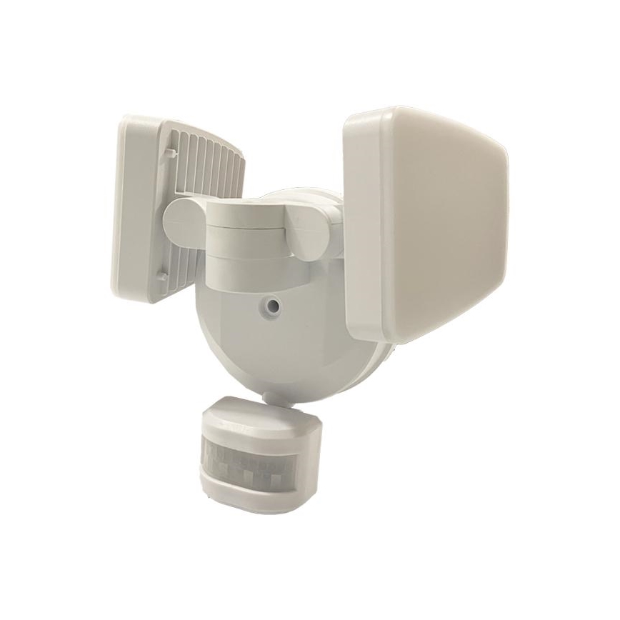 Holofote exterior LED com sensor LED/24W/230V 3000/4000/6000K IP54 branco