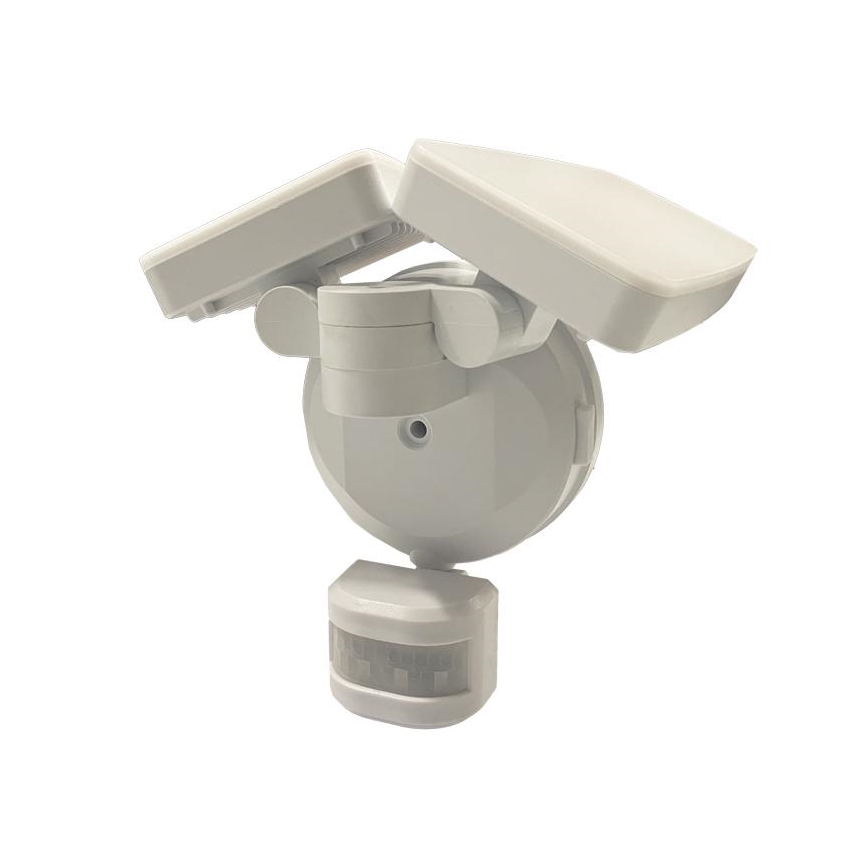 Holofote exterior LED com sensor LED/24W/230V 3000/4000/6000K IP54 branco
