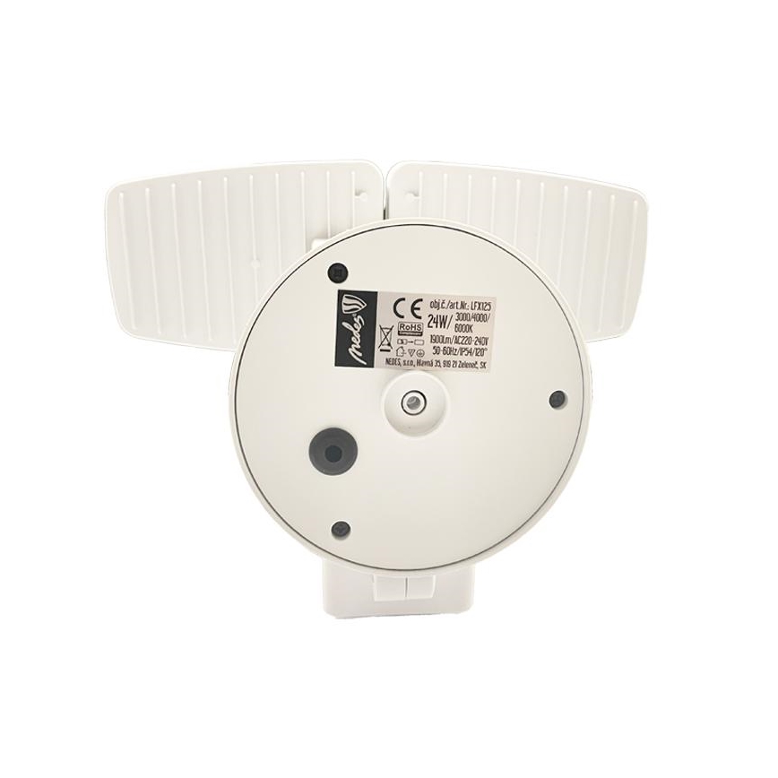 Holofote exterior LED com sensor LED/24W/230V 3000/4000/6000K IP54 branco