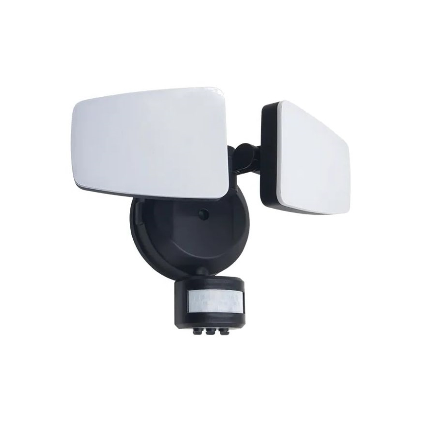 Holofote exterior LED com sensor LED/24W/230V 3000/4000/6000K IP54 preto