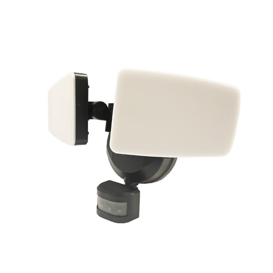 Holofote exterior LED com sensor LED/24W/230V 3000/4000/6000K IP54 preto