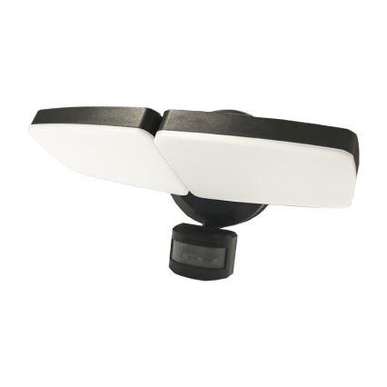 Holofote exterior LED com sensor LED/24W/230V 3000/4000/6000K IP54 preto