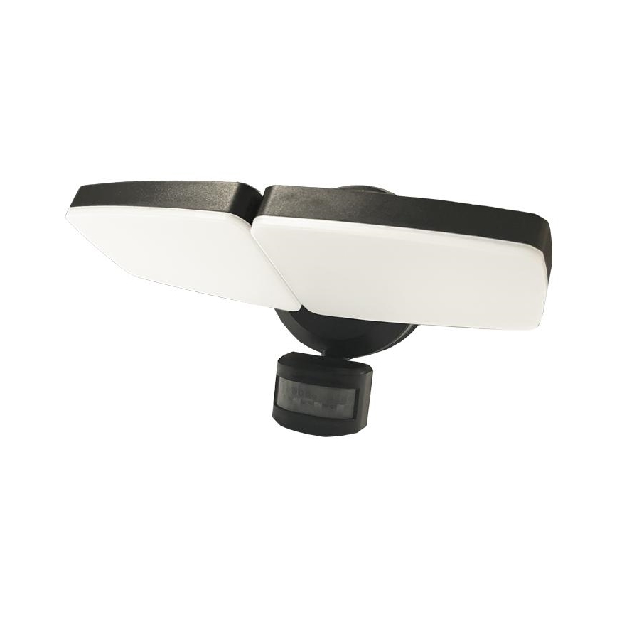 Holofote exterior LED com sensor LED/24W/230V 3000/4000/6000K IP54 preto
