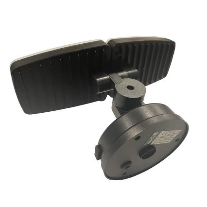 Holofote exterior LED com sensor LED/24W/230V 3000/4000/6000K IP54 preto