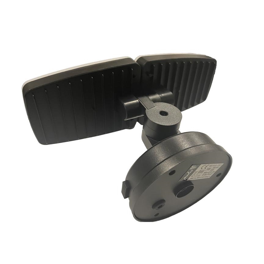 Holofote exterior LED com sensor LED/24W/230V 3000/4000/6000K IP54 preto