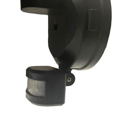 Holofote exterior LED com sensor LED/24W/230V 3000/4000/6000K IP54 preto