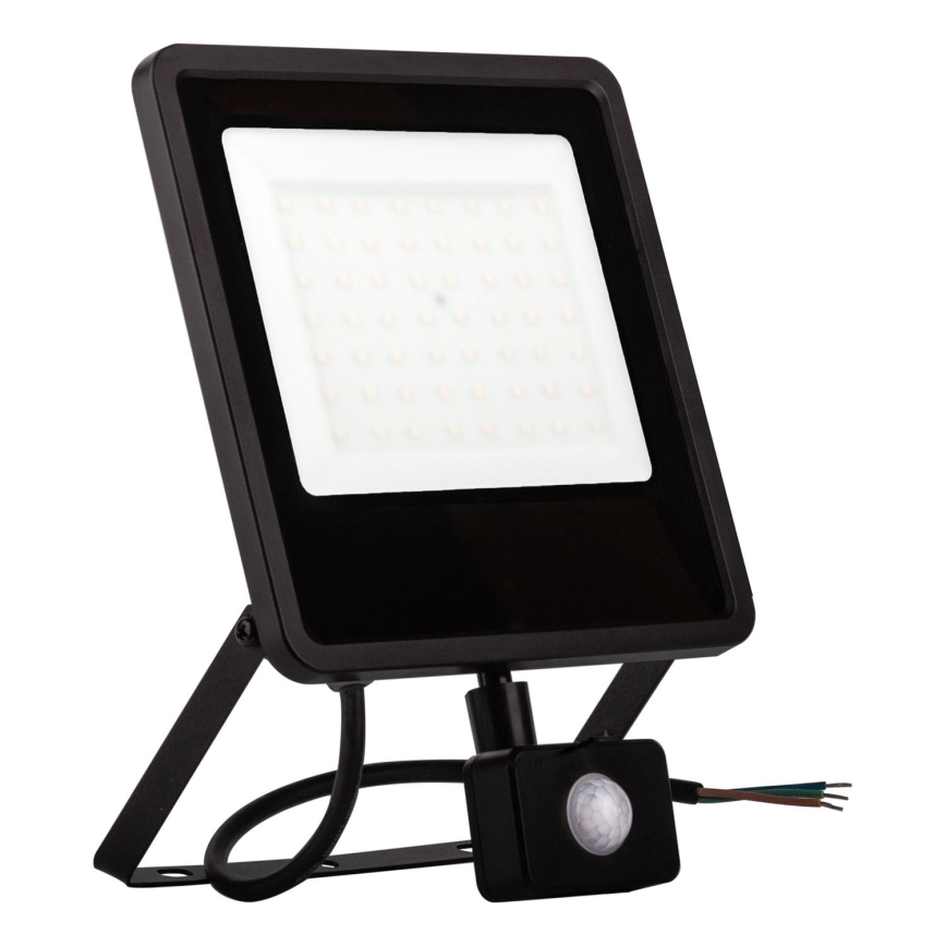 Holofote exterior LED com sensor LED/30W/230V 4000K IP65 preto