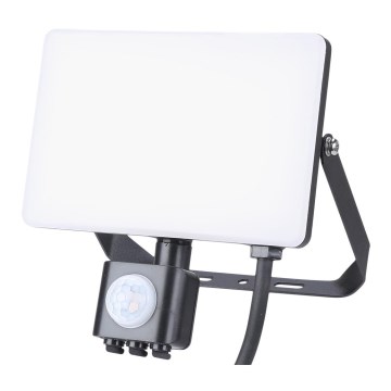 Holofote exterior LED com sensor LED/30W/230V 5000K IP44