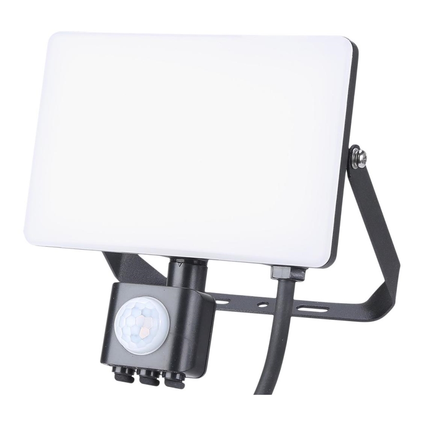 Holofote exterior LED com sensor LED/30W/230V 5000K IP44