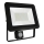 Holofote exterior LED com uma sensor NOCTIS LUX 3 LED/50W/230V 3000K IP44 preto