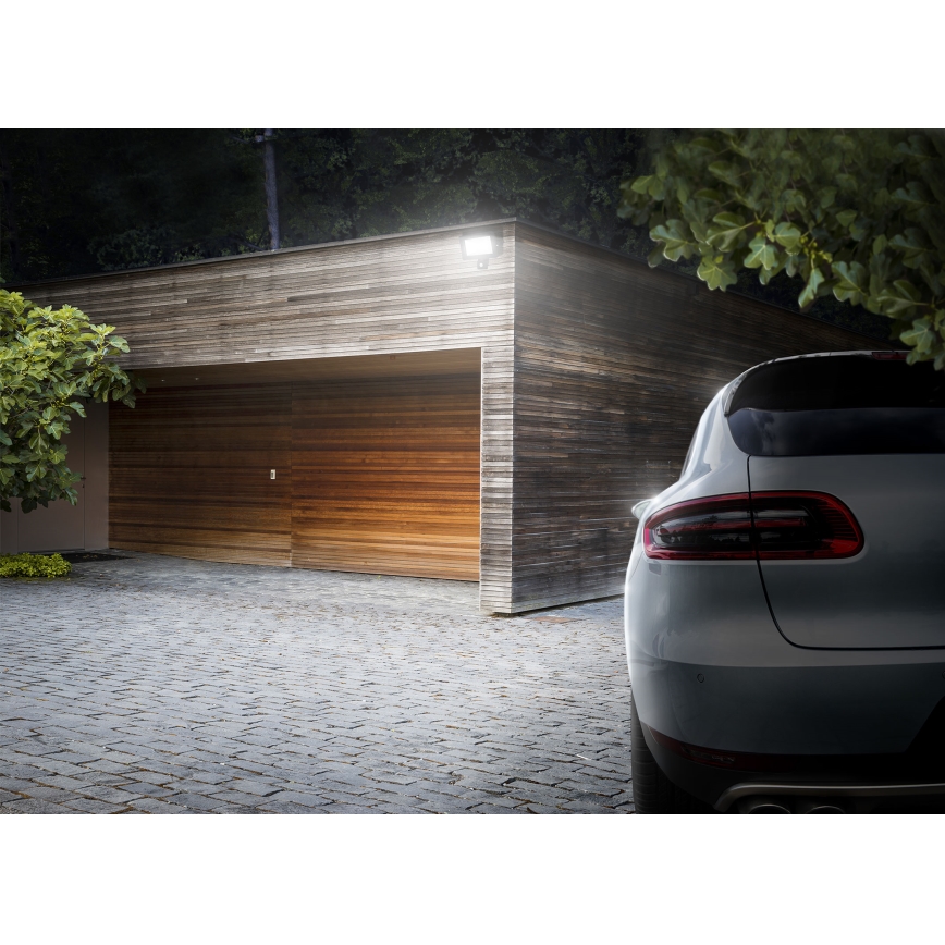 Holofote exterior LED com uma sensor NOCTIS LUX 3 LED/50W/230V 3000K IP44 preto