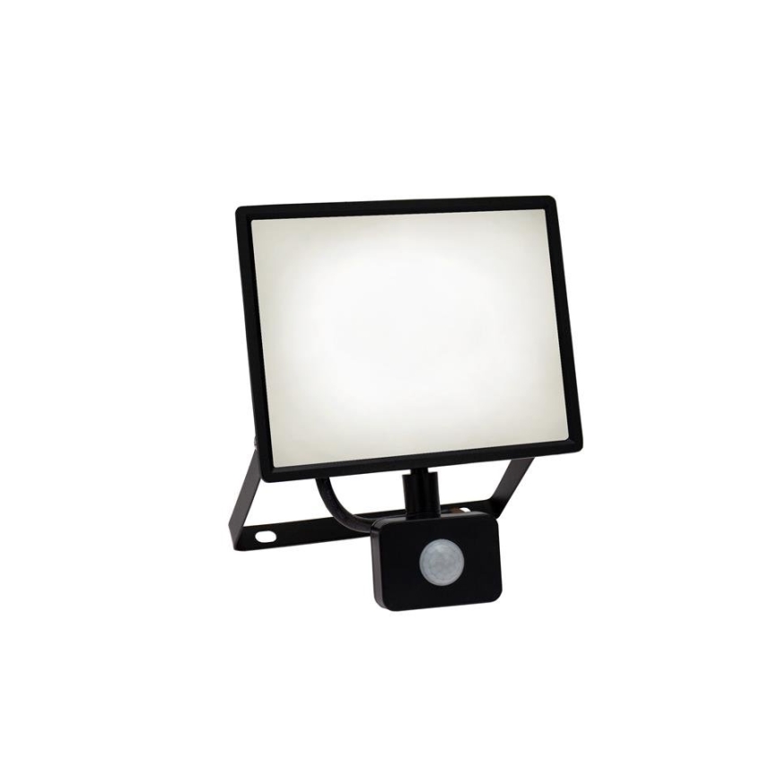 Holofote exterior LED com uma sensor NOCTIS LUX 3 LED/50W/230V 4000K IP44 preto