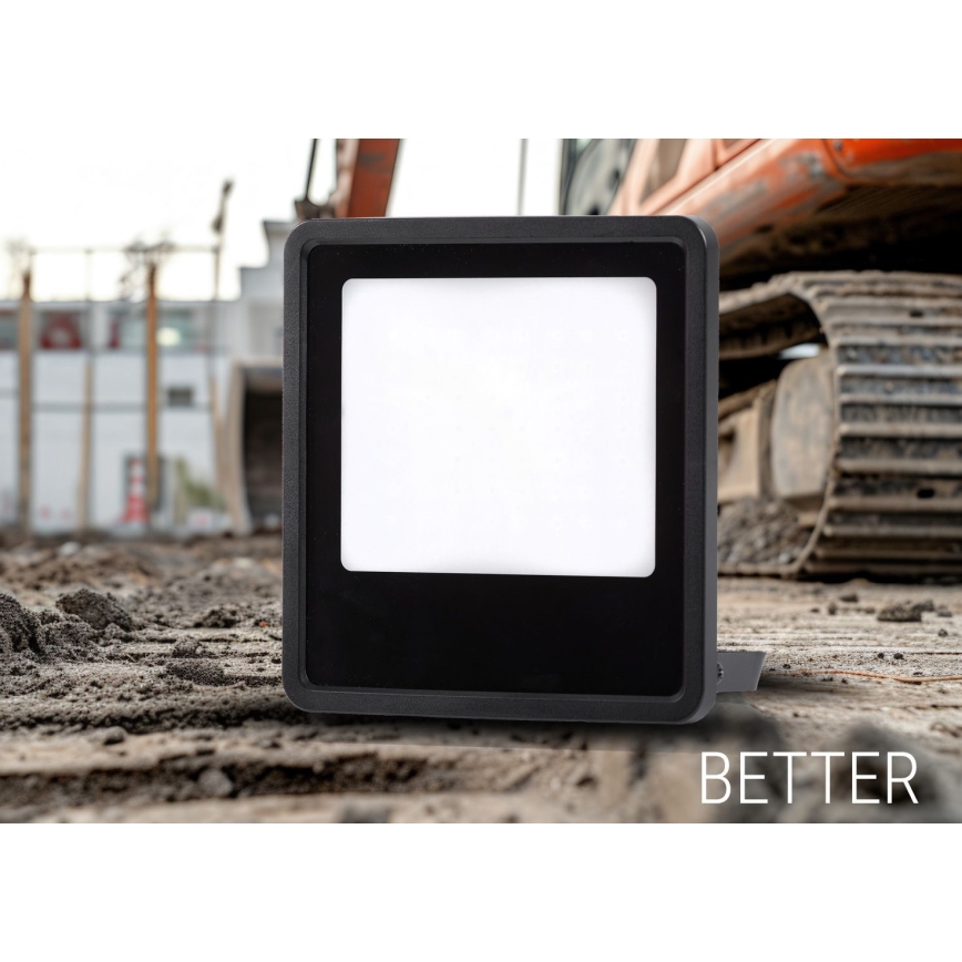 Holofote exterior LED LED/100W/230V 4000K IP65 preto