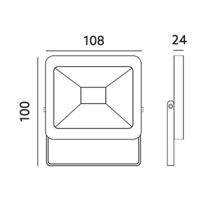 Holofote exterior LED LED/10W/230V 6000K IP65