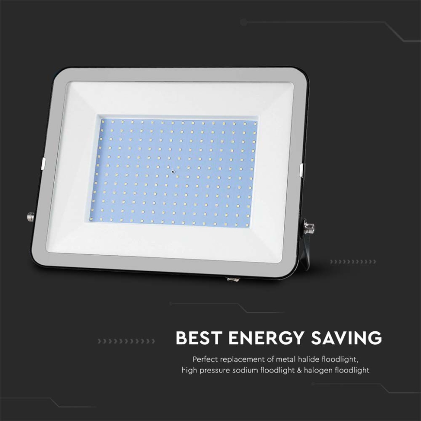 Holofote exterior LED SAMSUNG CHIP LED/200W/230V 4000K IP65 preto