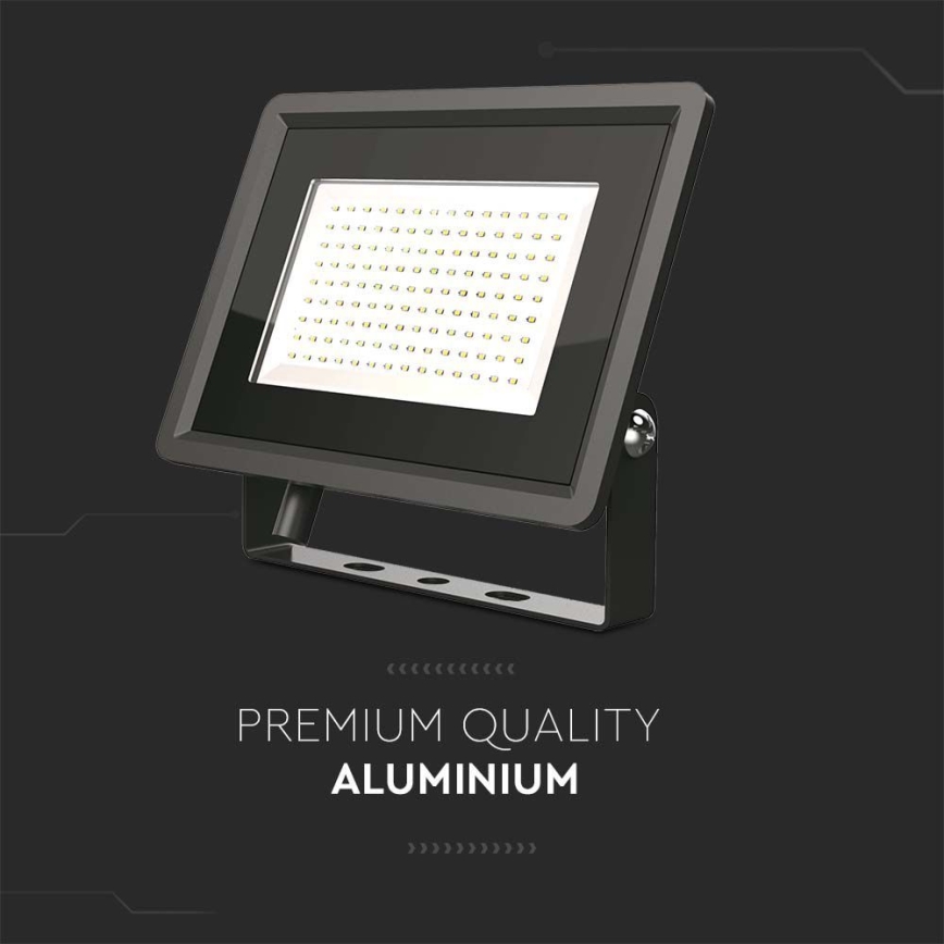 Holofote exterior LED LED/200W/230V 6500K IP65 preto