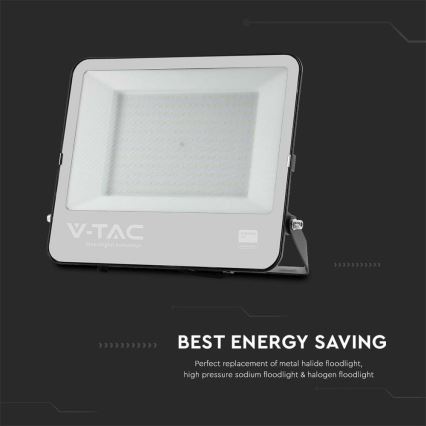 Holofote exterior LED SAMSUNG CHIP LED/200W/230V 6500K IP65 preto