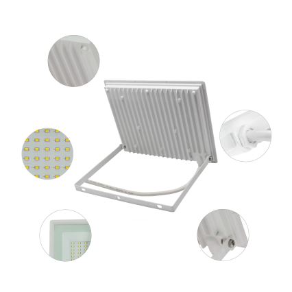 Holofote exterior LED NOCTIS LUX 3 LED/100W/230V 4000K IP65 branco
