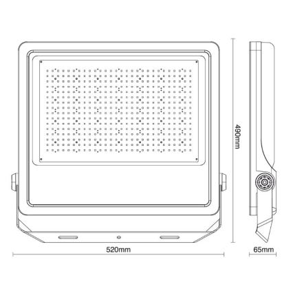 Holofote exterior LED PROFI PLUS LED/400W/230V 5000K IP66