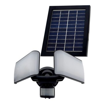Holofote exterior LED Solar com sensor LED/20W/5,5V IP44