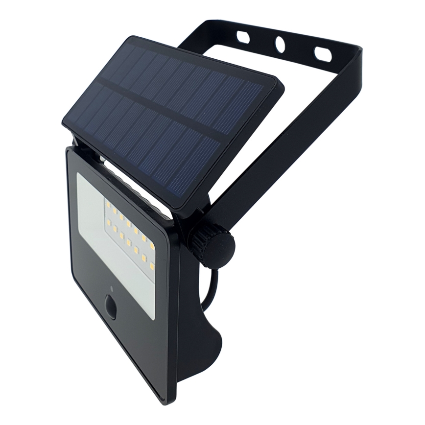 Holofote exterior LED Solar com sensor LED/2W/3,7V 4200K IP44