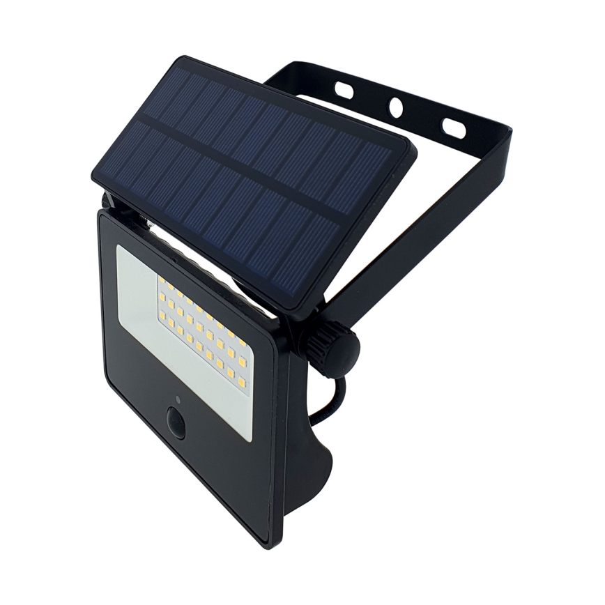 Holofote exterior LED Solar com sensor LED/5W/3,7V 4200K IP44