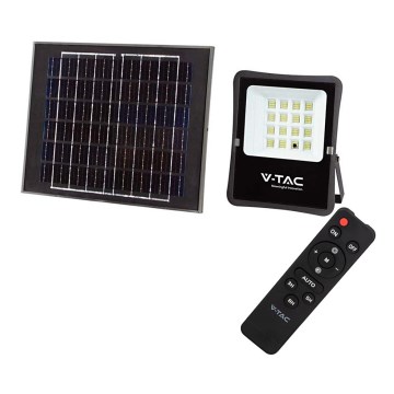 Holofote exterior LED solar LED/16W/3,2V 6400K IP65 + controlo remoto