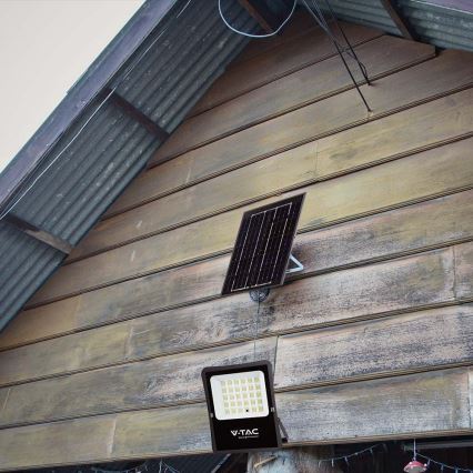 Holofote exterior LED solar LED/20W/3,2V 6400K IP65 + controlo remoto