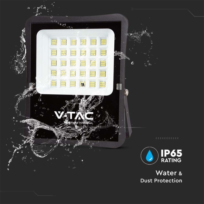 Holofote exterior LED solar LED/20W/3,2V 6400K IP65 + controlo remoto