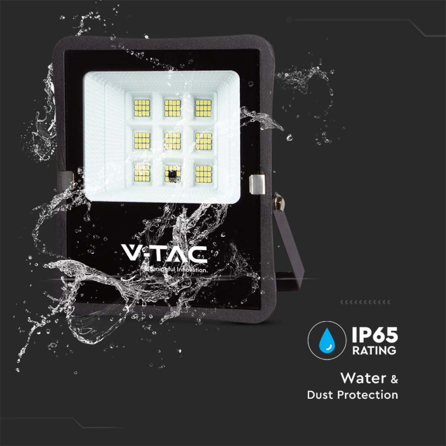 Holofote exterior LED solar LED/6W/3,2V 4000K IP65 + controlo remoto