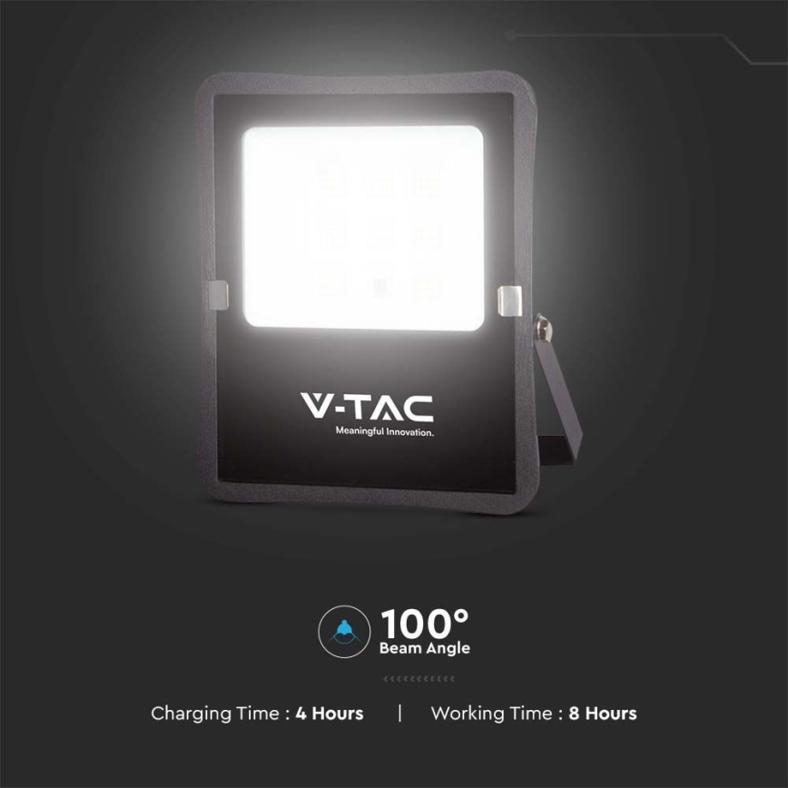 Holofote exterior LED solar LED/6W/3,2V 4000K IP65 + controlo remoto