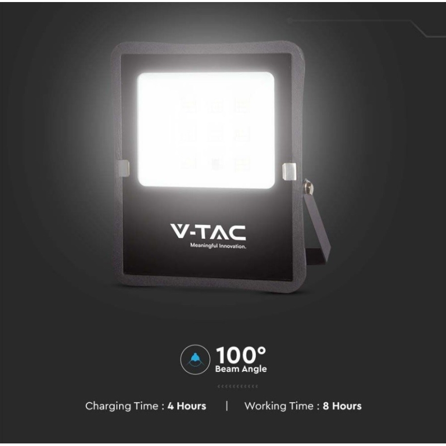 Holofote exterior LED solar LED/6W/3,2V 6400K IP65 + controlo remoto