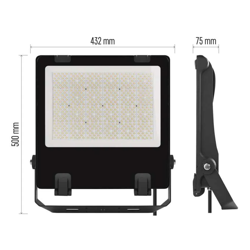 Holofote LED AVENO LED/300W/230V 4000K 48000 lm IP66 preto