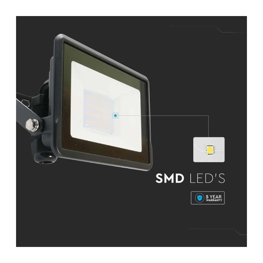 Holofote LED com ligação direta SAMSUNG CHIP LED/20W/230V IP65 6500K